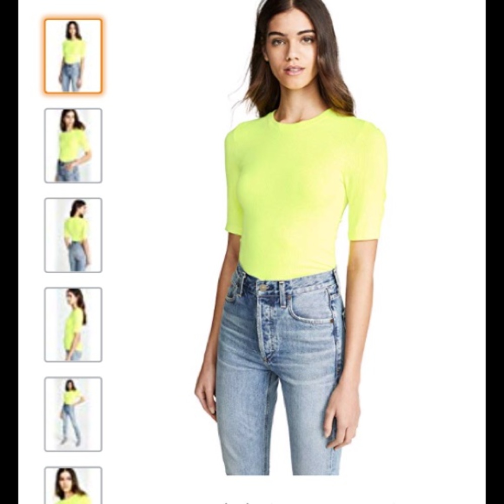 Enza Costa NWOT mid sleeve tank